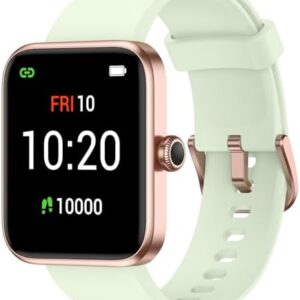 Smart Watch, Fitness Tracker with Heart Rate Monitor, Blood Oxygen, Sleep Tracking, 41mm Smartwatch 5ATM Waterproof with Pedometer for Women Men Compatible with Android iPhone iOS