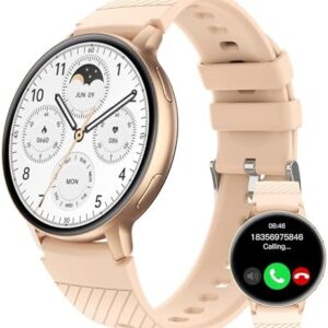 Smart Watch (Answer/Make Call), Smartwatch Fitness Tracker for Android and iOS Phones with Heart Rate Sleep Tracking, Multi Sport Modes, Blood Oxygen, Ai Voice Control,Fitness Watch for Women Men