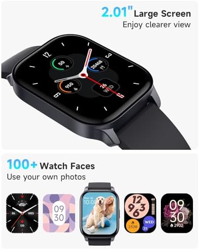 Smart Watch for Men Women, Answer/Make Calls, Alexa Built-in, Fitness Tracker, Heart Rate/Sleep Tracker/100 Sports/IP68 Waterproof, Smartwatch Compatible Android iOS - Image 7