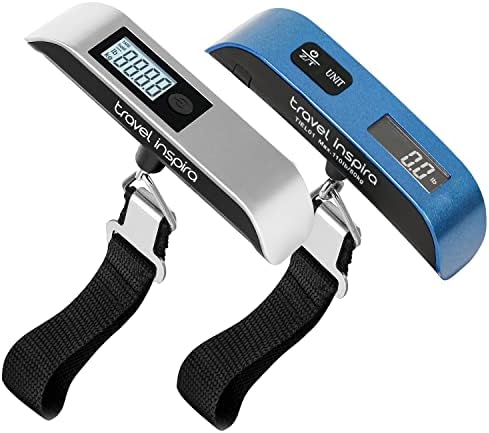 travel inspira Luggage Scale, Digital Luggage Scales, Baggage Scale,110LB / 50KG, Battery Included