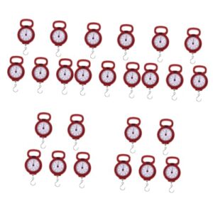 BESTOYARD Luggage Scale 5pcs Portable Spring Scale Hanging Fish Scale Digital Hanging Scale Scale Portable Scales for Body Weight Suitcase Scale for Travel Digital Scale Precision Plastic