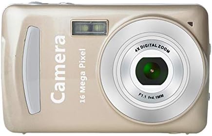 Digital Camera, 2.4'' TFT HD Digital Compact Cameras, 8X Digital Zoom Rechargeable Pocket Digital Cameras for Kids, Students, Teens, Elderly, Beginners Gold - Image 2