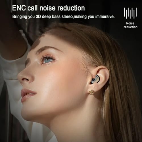 Invisible Sleep Earbuds Wireless Bluetooth,Sleep Earbuds for Side Sleepers,Noise Canceling Sleep Bluetooth Headphones,Sleep Headphones,Bluetooth 5.3,for Sleeping,Driving,Cycling,Glacier - Image 4