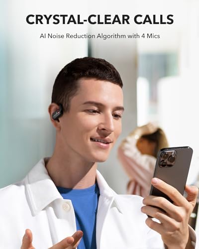 Soundcore by Anker V30i Open-Ear Headphones, Ultra-Comfort, Lightweight Design, Snug Fit, Ergonomic Ear Hooks, Robust Bass, 36H Playtime, Bluetooth 5.3, App Control, Clear Calls, Wireless Earbuds - Image 5