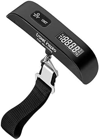 travel inspira Luggage Scale, Digital Luggage Scales, Baggage Scale,110LB / 50KG, Battery Included - Image 2