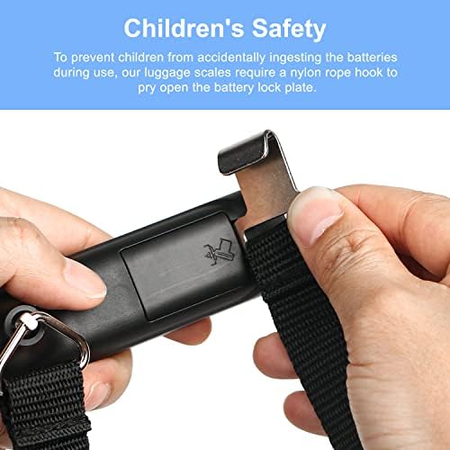 travel inspira Luggage Scale, Digital Luggage Scales, Baggage Scale,110LB / 50KG, Battery Included - Image 9