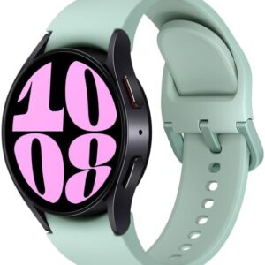 SAMSUNG Galaxy Watch 6 Bespoke Edition 40mm Exclusive Bluetooth Smartwatch, Health, Fitness, Sleep, Heart Rate Tracker, Improved Battery, Sapphire Crystal Glass, US Version, Graphite Sport Band, Mint