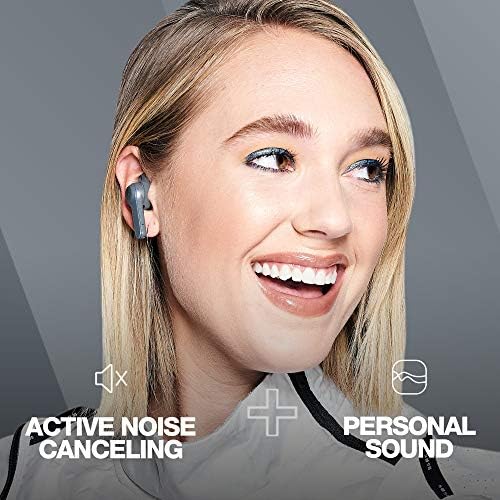 Skullcandy Indy ANC In-Ear Noise Canceling True Wireless Earbuds, 32 Hour Battery, Microphone, Works with iPhone Android and Bluetooth Devices - Grey - Image 5