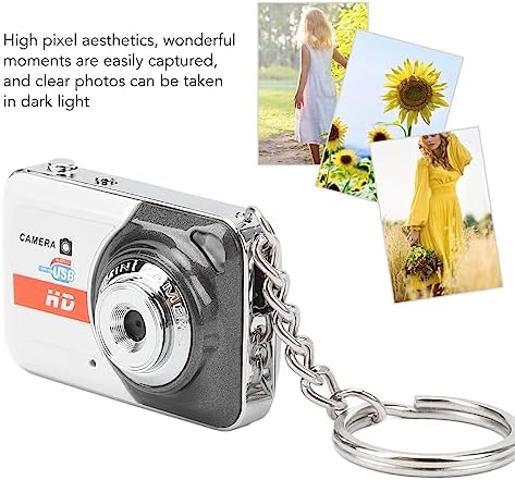 Digital Camera, Mini Thumb Camera, Portable Video Camera with Motion Detection, Point and Shoot Digital Cameras, Fashion Mini DV Camera for Teens Students Kids (Silver Gray) - Image 3