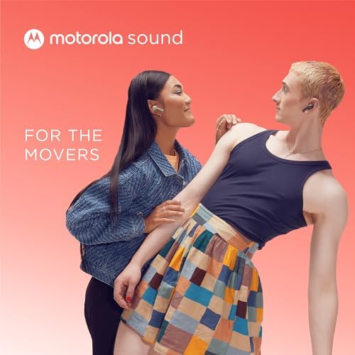 Motorola Moto Buds 065 - True Wireless, Ear Buds, Noise Isolation and 17 Hours Playtime, Touch Control on Both Earbuds, IPX4 Water Resistant, ENC mic for Clear Voice Calls. (Moonless Night) - Image 5