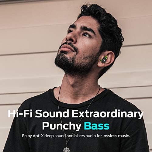 Monster Champion True Wireless Earbuds, Bluetooth 5.0 IPX8 Waterproof Sports Headphones with aptX Deep Bass, CVC 8.0 Noise Cancellation, Type C Quick Charge, 100Hrs Charging Case - Image 2