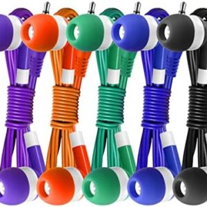 Bulk Earbuds Headphones 100 Pack Earphones Wholesale Classroom Ear Buds Kids Bulk Headphones Mixed 5 Assorted Colors Earbuds for Schools, Libraries, Hospitals (Mixed-Color)