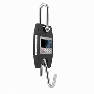OKJHFD Electronic Scale Digital,150kg/100g Digital LCD Scale Handheld Luggage Weight Scale, Portable Scale with Hook