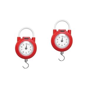 2pcs Electronic Scale Suitcase Weight Scale Hook Travel Luggage Scale Dial Weight Scale Bag Scale Weighing Scale for Luggage Travel Scale Suitcase Scale for Travel Hanging Scale