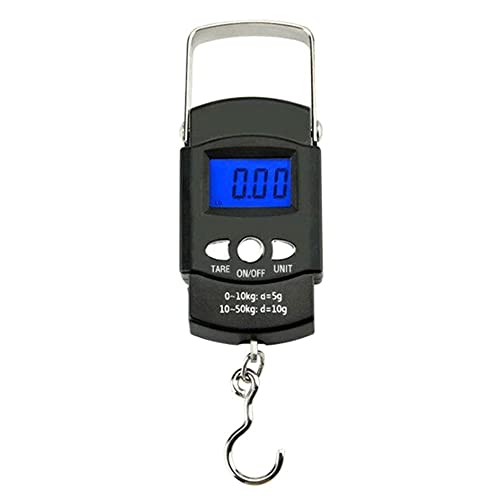 Digital Luggage Scale Professional Suitcase Travel Bag Hanging Scales Weight Balance with Tape Measure Backlight 50kg/10g