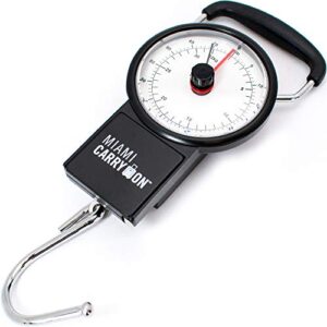 Mechanical Luggage Scale with Tape Measure, Up to 75 Pounds