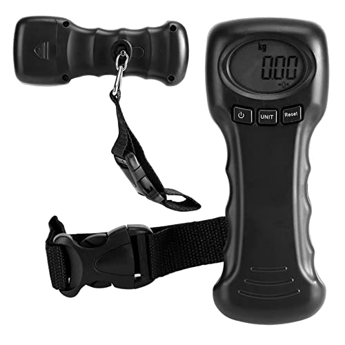 Sonew Luggage Scale, Portable 50kg Digital Luggage Weight Scale with 2 X AAA Batteries (not Inclued), Travel Accessories for Airplane Travel Luggage Measuring - Image 7