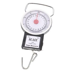 Portable Scale Portable Fruit Weighing Scale for Luggage & Travel Luggage Scales for Suitcases Hanging Electric Scale Digital Luggage Scale Fishing Scale Metal Mini Weight Scale