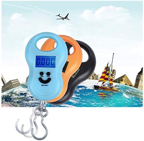 Meichoon Luggage Scale Digital Hanging Crane Steelyard 110lb /50kg for Suitcase Mini Portable Travel Hanging Hook Scale Backlit LCD Display for Home Farm Factory Hunting Outdoor C41 Orange - Image 4