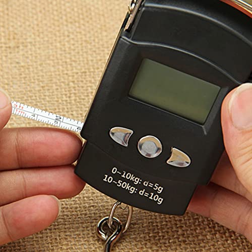 Digital Luggage Scale Professional Suitcase Travel Bag Hanging Scales Weight Balance with Tape Measure Backlight 50kg/10g - Image 5