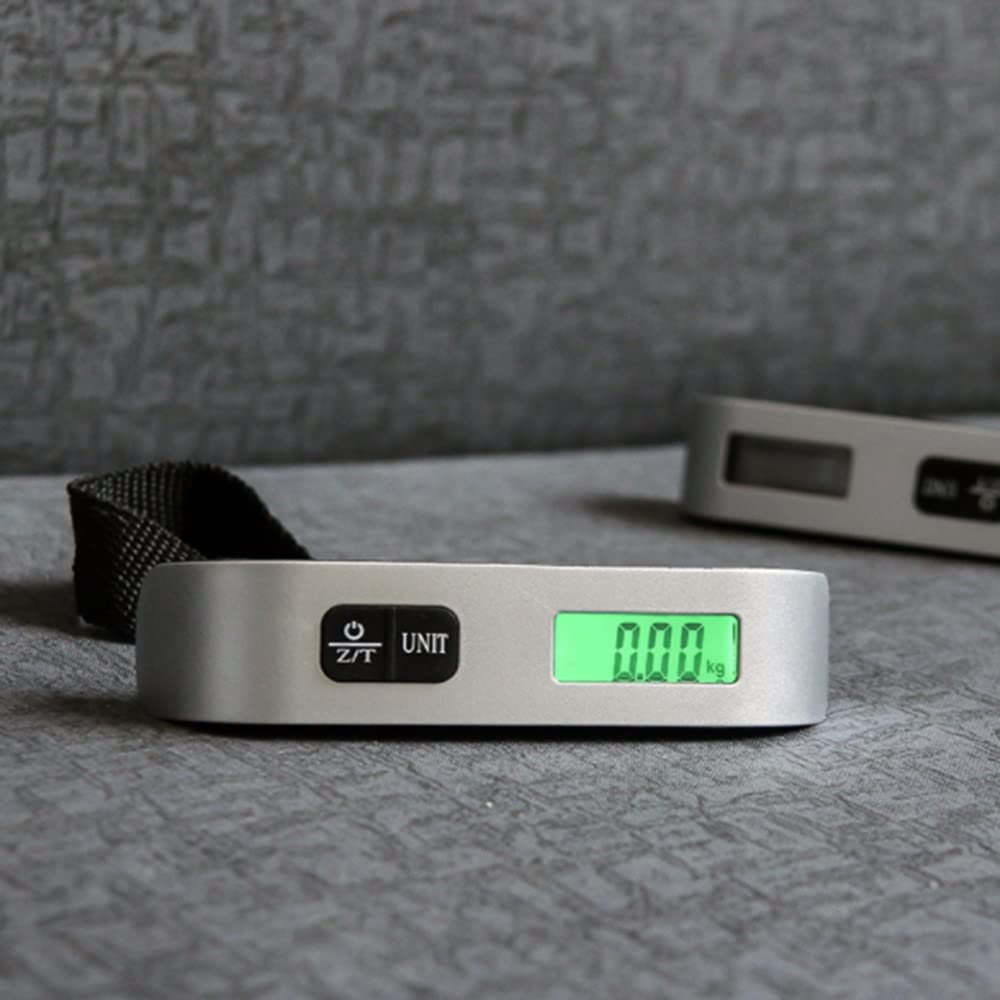 DINGZZ Portable Scale Digital LCD Display 50kg Handheld Suitcase Travel Bag Weight Hook Electronic Weighing Scale Weighing - Image 2