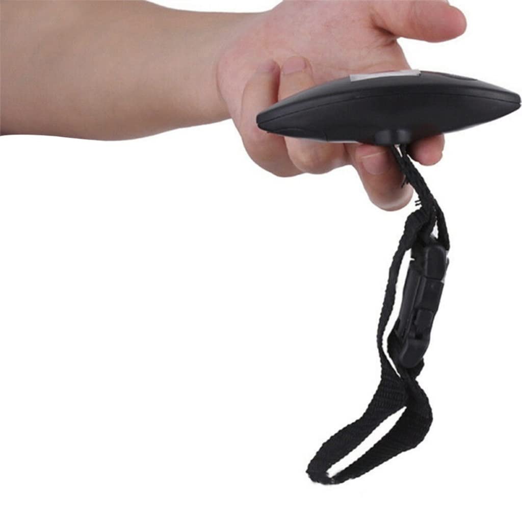 Utility Luggage Scale Digital Electronic Luggage Scale Portable Suitcase Scale Handled Travel Bag Weighting Fish Hook Hanging Scale Weighing Weighing Scales - Image 2