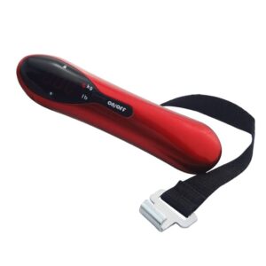 DINGZZ 50kg/110lb Suitcase Scale Pocket Mini Luggage Scale Travel Bag Hanging Scales Electronic Balance Weight Weighing(White-Dinosaur Doodle4)