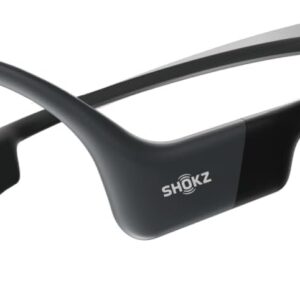 SHOKZ OpenRun Mini (AfterShokz Aeropex Mini) -Bone Conduction Open-Ear Bluetooth Sport Headphones - Waterproof Wireless Earphones for Workouts and Running - Built-in Mic, with Headband