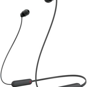 Sony WI-C100 Wireless in-Ear Bluetooth Headphones with Built-in Microphone, Black