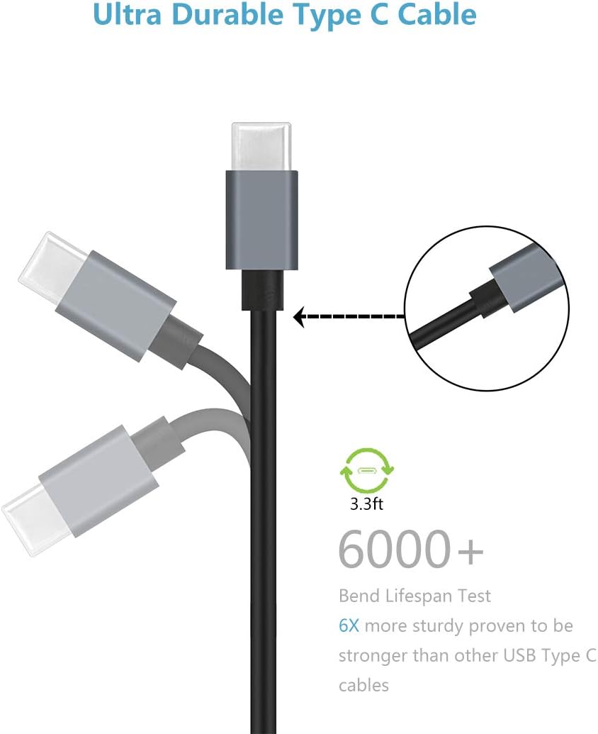 Fast USB Car Charger for Samsung Galaxy A55/A54/A53/A50/A15/A14/S24/S23/S22/S21 Plus/Ultra/S20 FE/S10/S9/S8/Note 20/A10S/A21/A31/A51 Quick Charge 3.0 Dual USB Rapid Car Charger with Type C Cable 3.3ft - Image 6