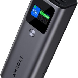 Power Bank 140W, 27600mAh 3-Port Portable Charger PD 3.1 Battery Pack, Smart Digital Display, 140W USB C Fast Recharge, Compatible with iPhone 15/14/13 Series, Samsung, MacBook, Dell, and More