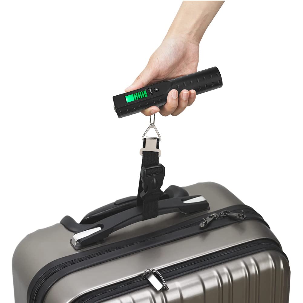 Luggage Scale, 50kg/110lb Digital Baggage Scale Handheld Weight Scale Travel Weight Scale for Luggage with LCD Display Portable Scale for Travel - Image 3