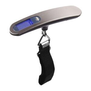 Utility Bathroom Scale Digital Luggage Scale Portable Electronic LCD Scale Weight Balance Suitcase Travel Bag Hanging Steelyard Hook Scales Weighing