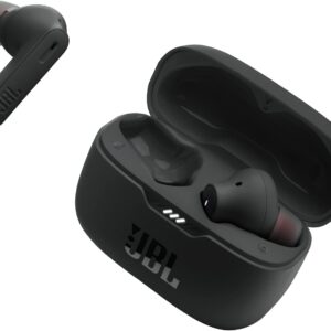 JBL Tune 230NC TWS - True Wireless In-Ear Headphones, Active Noise Cancelling with Smart Ambient, JBL Pure Bass Sound, 4 mics for perfect voice calls, IPX4, 40Hrs of battery life (Black)