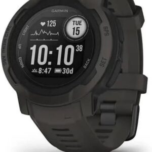 Garmin 010-02626-10 Instinct 2, Rugged Outdoor Watch with GPS, Built for All Elements, Multi-GNSS Support, Tracback Routing and More, graphite