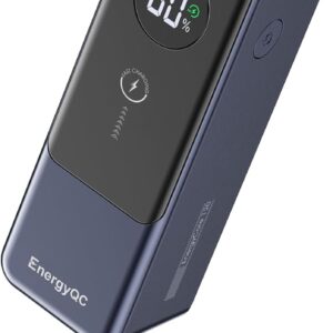 EnergyQC 120W 27000mAh Power Bank USB C 3-Port 99.9Wh PD Fast Charging Battery Pack Compatible with MacBook, iPad, iPhone 16/15/14/13/12 Series, Galaxy S24 Ultra, Steam Deck, Dell XPS