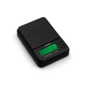 Gauge Digital Mini Scale - (600g x 0.1g - Black) - Digital Travel Scale - Mini Digital Scale - Small Pocket Size Scale - Traveling Scales Digital Weight - Travel Digital Kitchen Scale