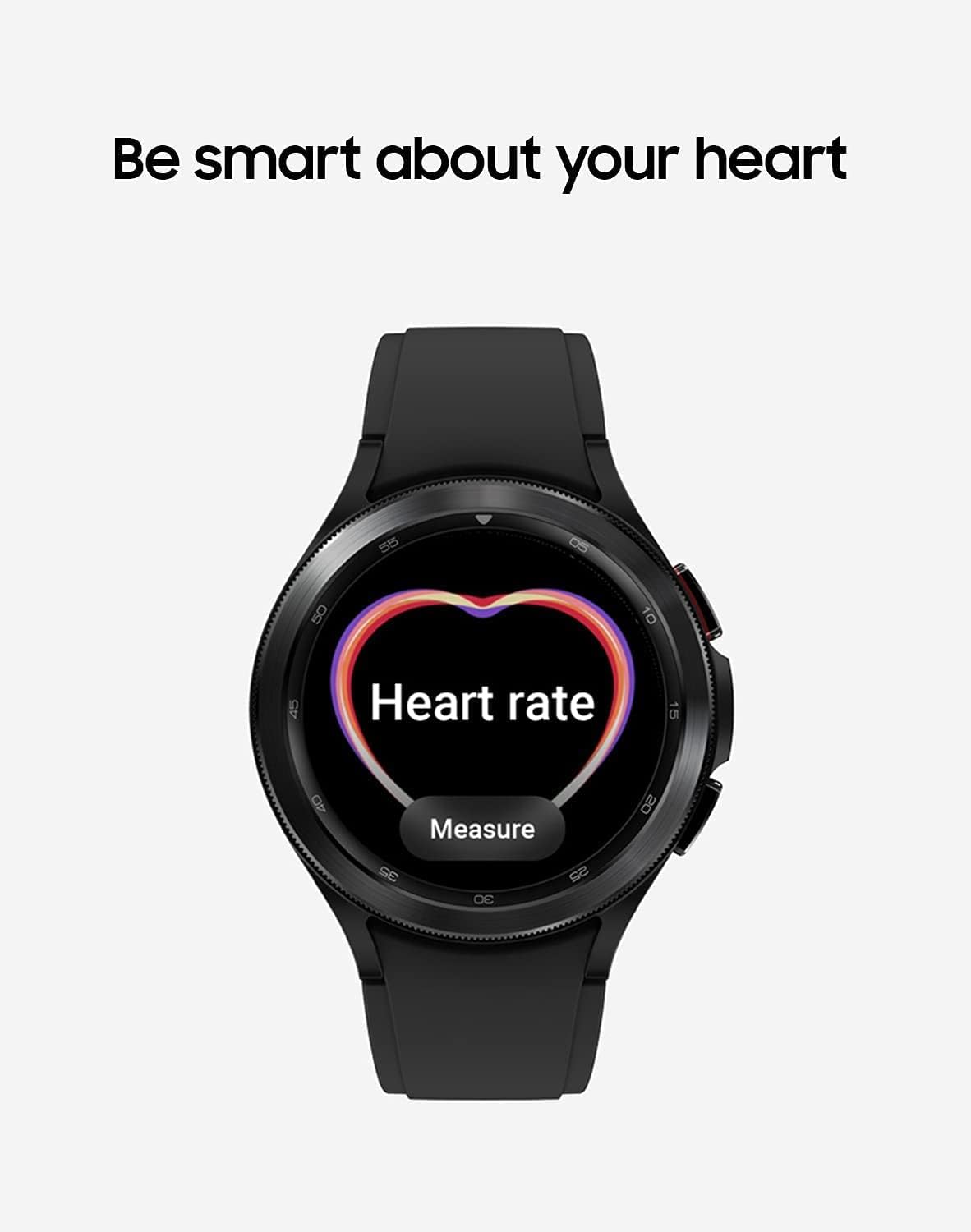 Samsung Electronics Galaxy Watch 4 Classic 46mm Smartwatch with ECG Monitor Tracker for Health Fitness Running Sleep Cycles GPS Fall Detection Bluetooth US Version, Black (Renewed) - Image 4