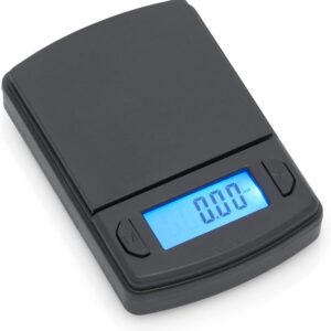American Weigh Scales Fast Weigh Digital Precision Pocket Scale, Flexible Measurements 600g x 0.1g (Black), MS-600-BLK