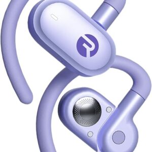 Raycon Open Earbuds – True Wireless Open Ear Bluetooth Headphones, Hook Design, IPX5 Water Resistant, 40 Hours of Battery Life, Purple