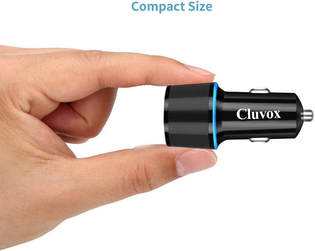 Fast USB Car Charger for Samsung Galaxy A55/A54/A53/A50/A15/A14/S24/S23/S22/S21 Plus/Ultra/S20 FE/S10/S9/S8/Note 20/A10S/A21/A31/A51 Quick Charge 3.0 Dual USB Rapid Car Charger with Type C Cable 3.3ft - Image 7