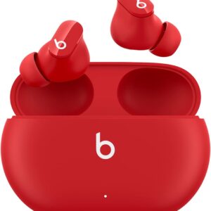 Beats Studio Buds - True Wireless Noise Cancelling Earbuds - Compatible with Apple & Android, Built-in Microphone, IPX4 Rating, Sweat Resistant Earphones, Class 1 Bluetooth Headphones - Red