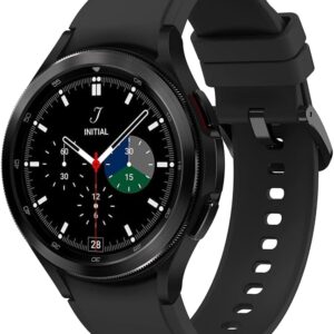 SAMSUNG Galaxy Watch 4 LTE 46mm Smartwatch with ECG Monitor Tracker for Health, Fitness, Running, Sleep Cycles, GPS Fall Detection, LTE, US Version, Black