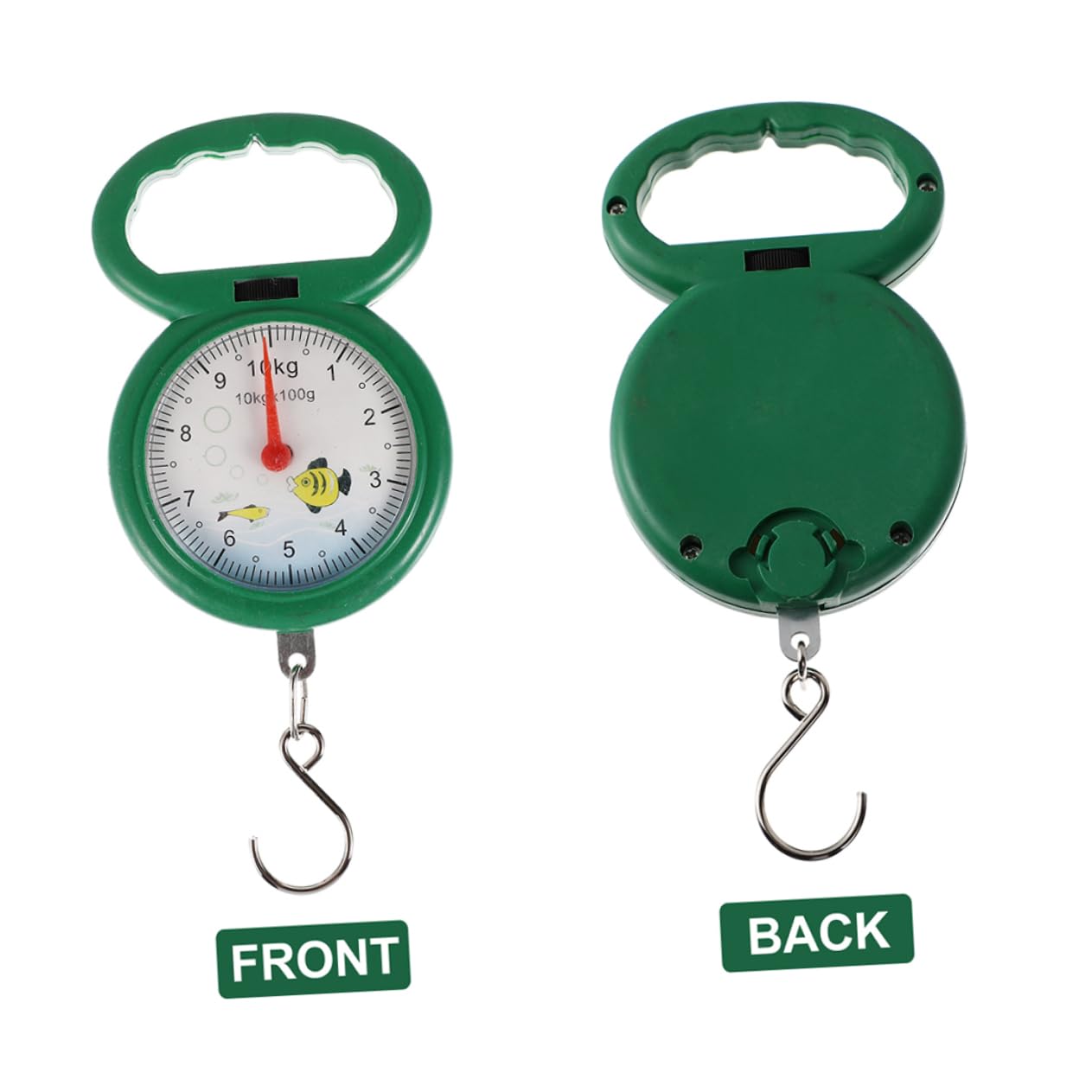 Zerodeko 4pcs Portable Spring Scale Spring Balance Scales Spring Scales Hanging Spring Scale Weighing Scale for Luggage Food Vegetables Spring Scale Digital Fishing Plastic Travel Handheld - Image 6