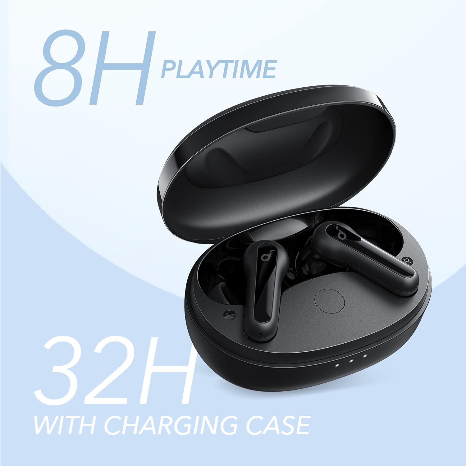 Soundcore Anker Life P2 Mini True Wireless Bluetooth 5.2 Earbuds Headphones, Black - Image 6