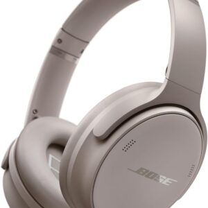Bose QuietComfort Wireless Noise Cancelling Headphones, Bluetooth Over Ear Headphones with Up to 24 Hours of Battery Life, Sandstone