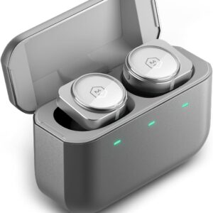 Master and Dynamic MW09 True Wireless Earphones Bluetooth Noise Cancelling Headphones/Earbuds Silver/White