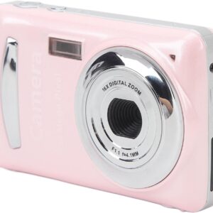 Digital Camera, 1080P Full HD 16X Zoom 64MP Digital Point and Shoot Camera, 2.4 Inch IPS Screen Auto Focus Vlogging Camera for Kids Teens Adult Beginner ()