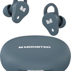 Monster N-Lite 210 Wireless Earbuds, Bluetooth 5.4 in Ear Stereo Headphones, Built-in Mic for Crystal Clear Call, 32H Playtime, Waterproof Earphones for Sports