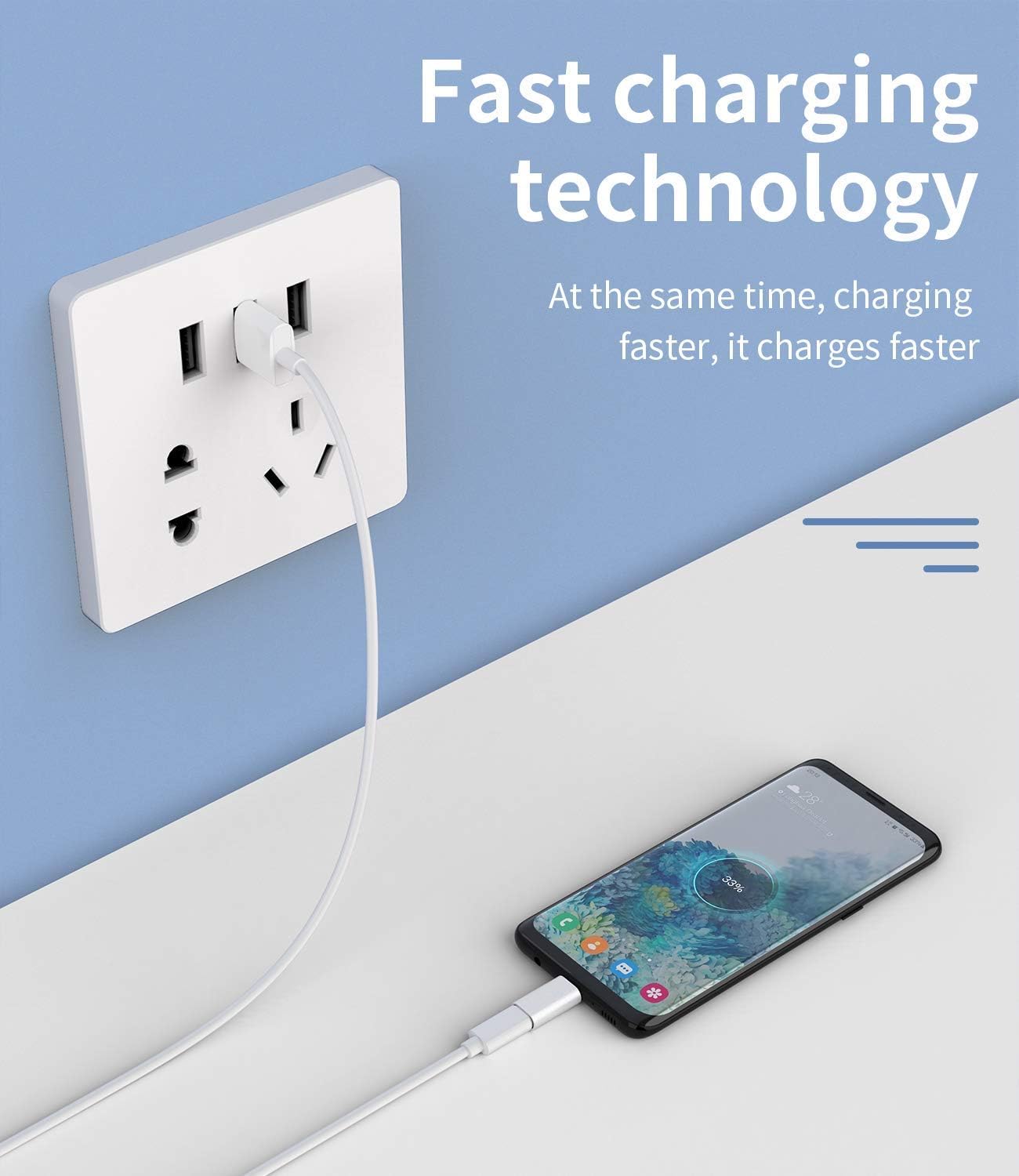 3Pack Lightning Female to USB-C Male Adapter, Type Charging for iPhone 11, iPad Pro, Samsung Galaxy S20, Note 10, LG V50, HTC U12, Nexus 5X, 6P, Pixel 4 - Universal Compatibility - Image 7